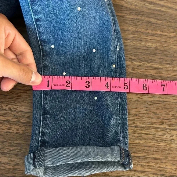 ❤️ Mavi jeans embellished lexy mid rise super skinny 25 - Picture 11 of 11